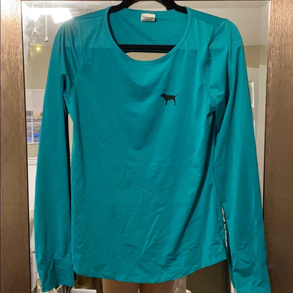PINK Long Sleeve Sport Shirt
